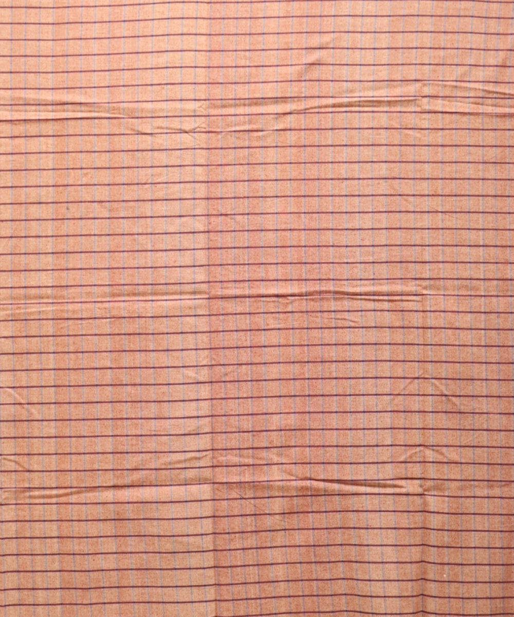 Beige multicolour cotton handloom sambalpuri fabric