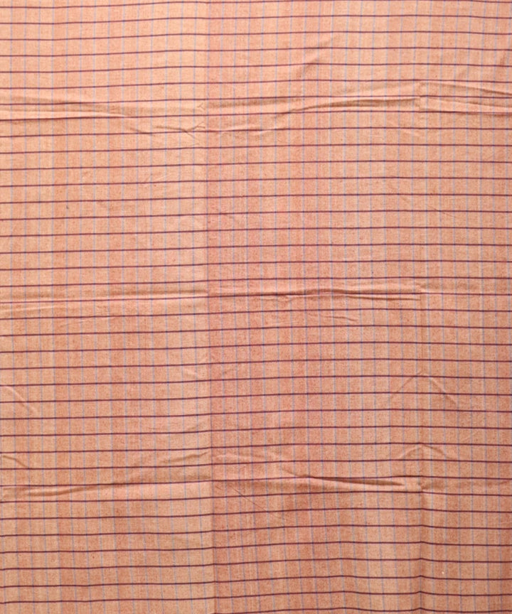 Beige multicolour cotton handloom sambalpuri fabric