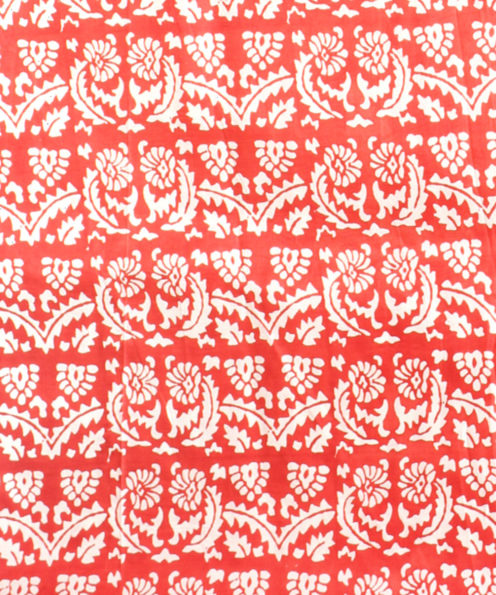 White red silk handloom saree