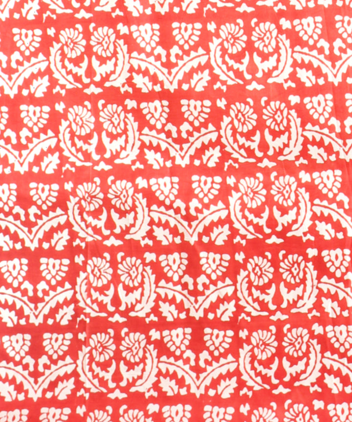 White red silk handloom saree