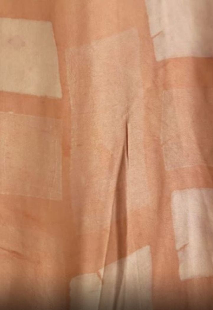 Brown modal silk fabric