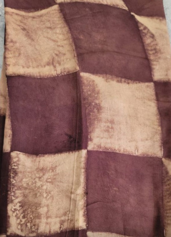 Brown Beige modal silk fabric