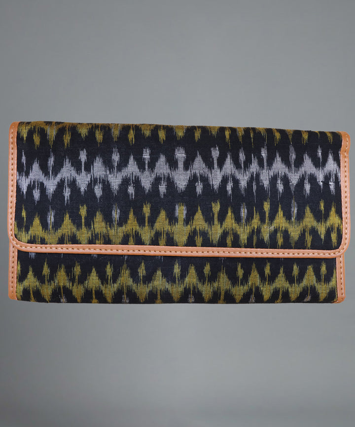 Black Multi colour Handmade Cotton Purse