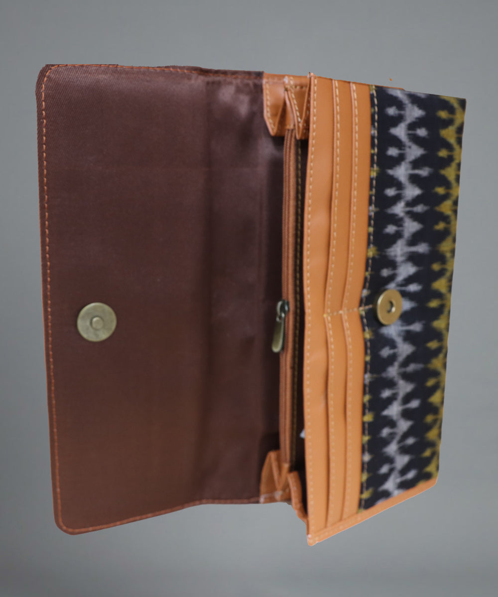 Black Multi colour Handmade Cotton Purse