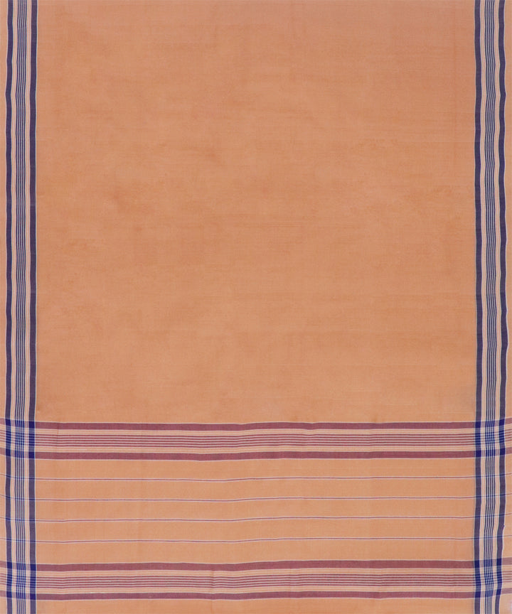Pink purple cotton handwoven angara saree