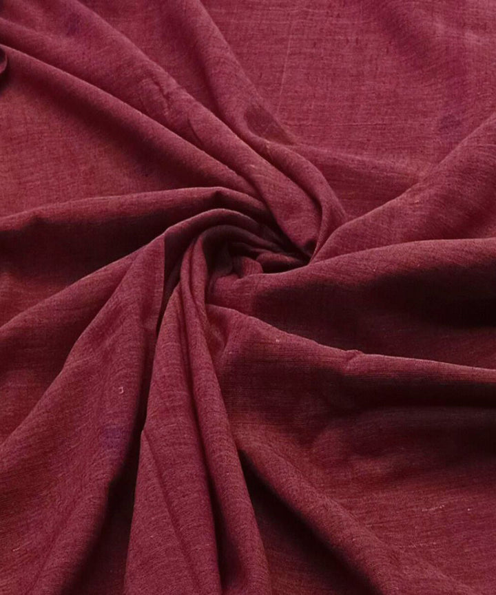 Purple blue buti handwoven cotton jamdani fabric