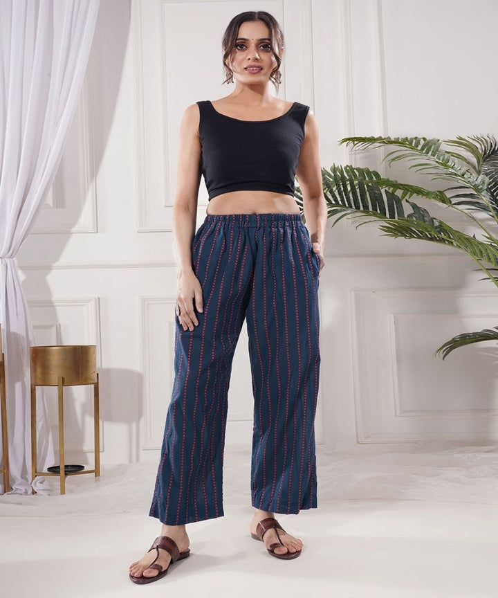 Noorah blue cotton palazz