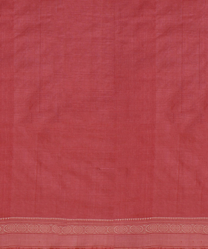 Peach beige tussar silk handwoven chattisgarh saree
