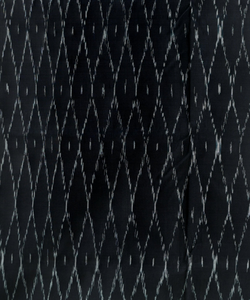 White black silk handloom sambalpuri saree