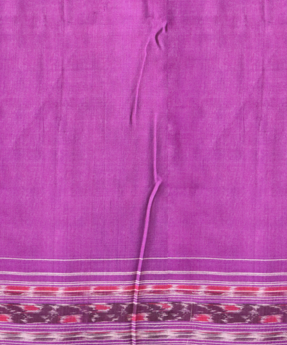 Multicolor deep liac cotton handloom sambalpuri saree