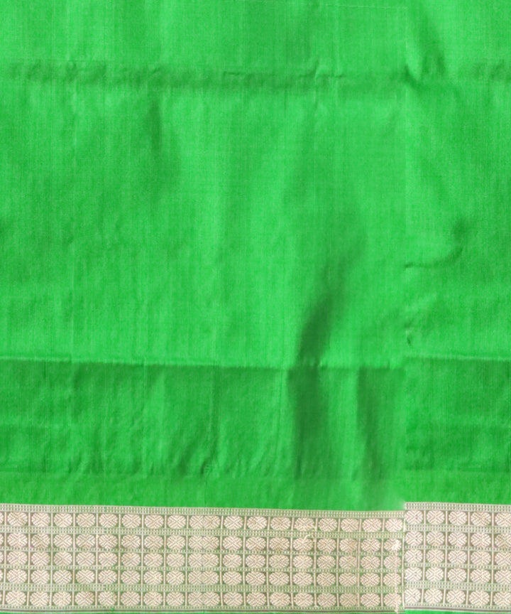 Black dark green silk handloom sambalpuri saree