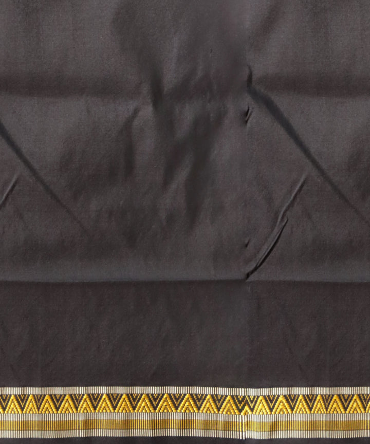 Egyptian blue black patli silk handloom bomkai saree