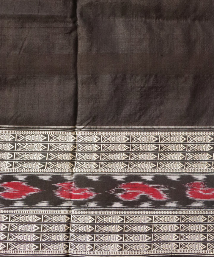 Multicolor black bichitrapuri silk handloom sambalpuri saree