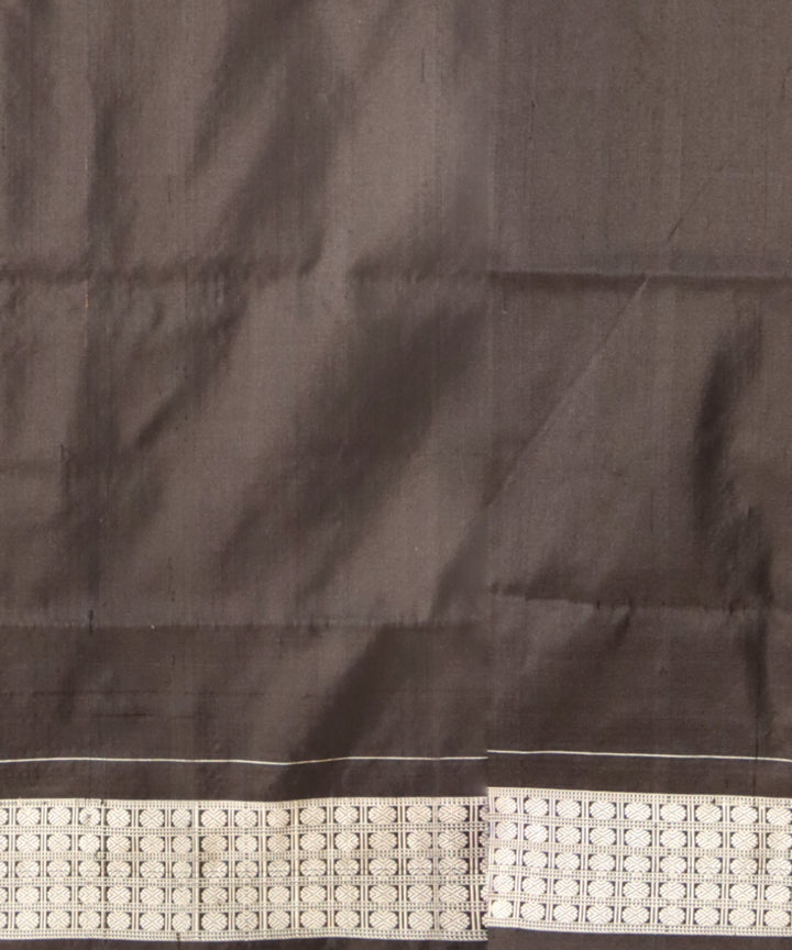 Red black silk handloom sambalpuri saree