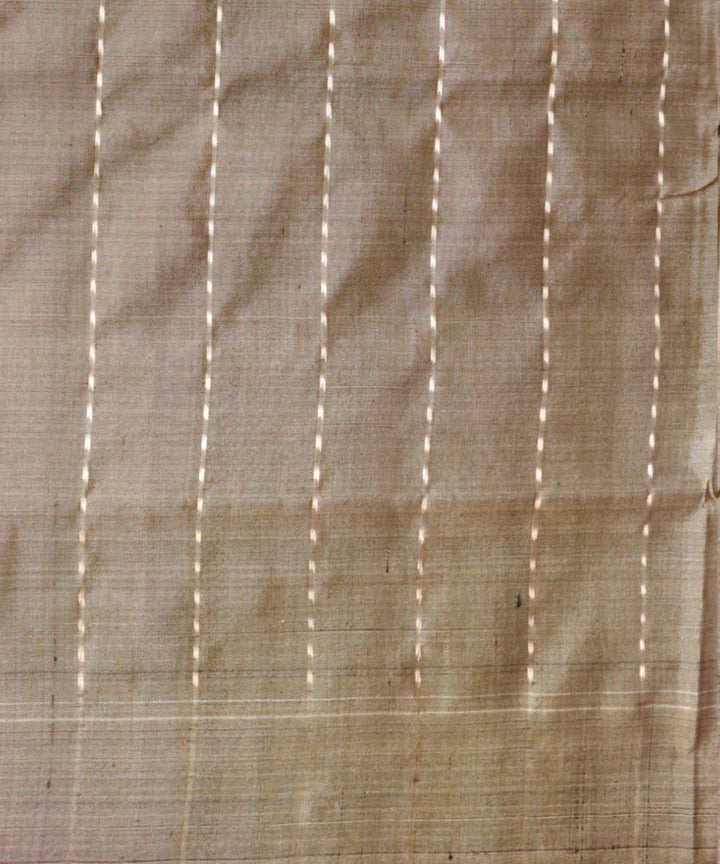 Beige artichoke silk handloom sambalpuri saree