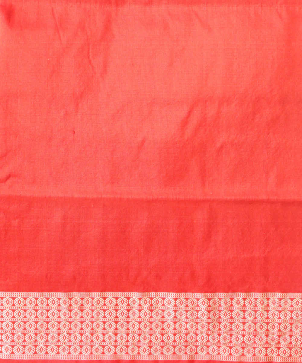 Black dark red silk handloom sambalpuri saree