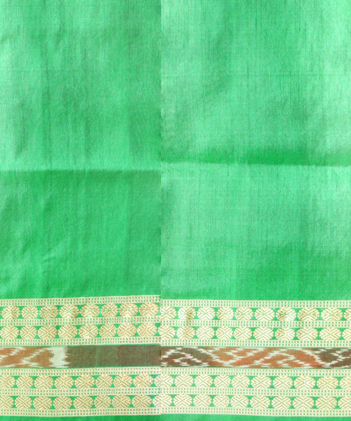 Purple deep green silk handloom sambalpuri saree