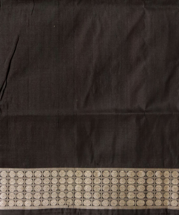 Red black silk handloom sonepur saree