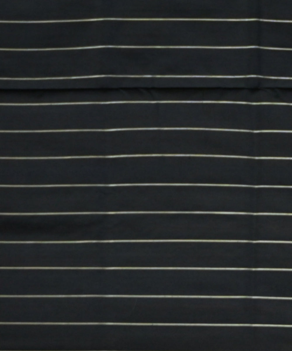 Yellow black silk handloom sambalpuri saree