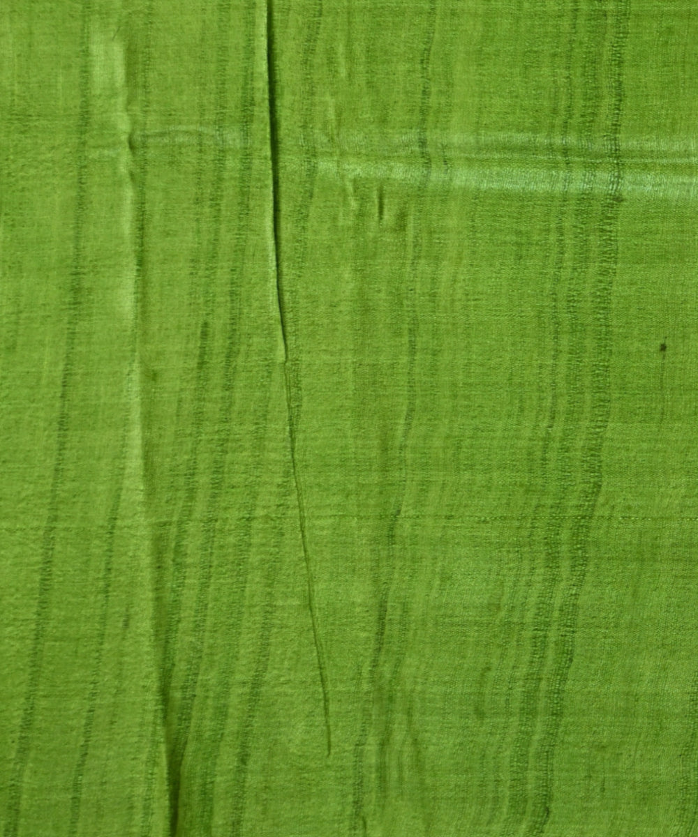 Cream multicolour Tussar silk handloom saree