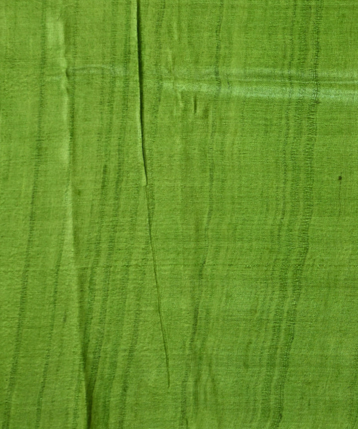 Cream multicolour Tussar silk handloom saree