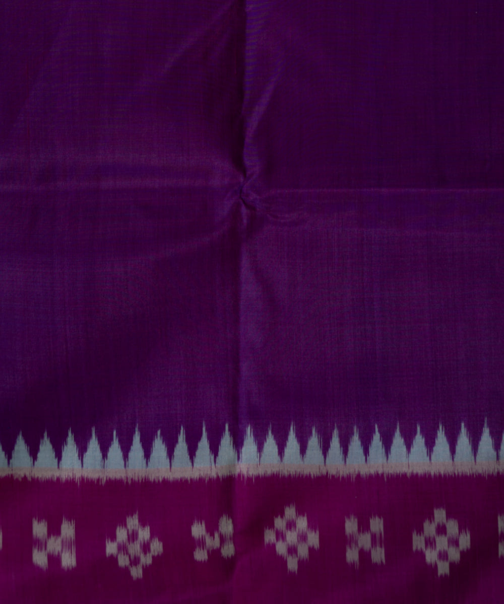Multicolor byzantine silk handloom khandua saree