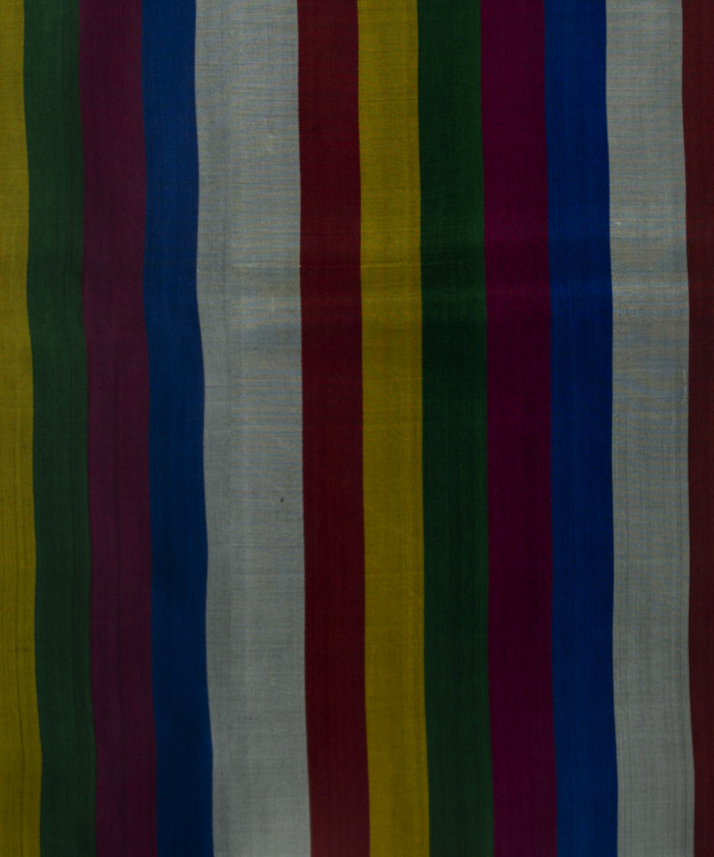 Multicolor black handloom khandua silk saree