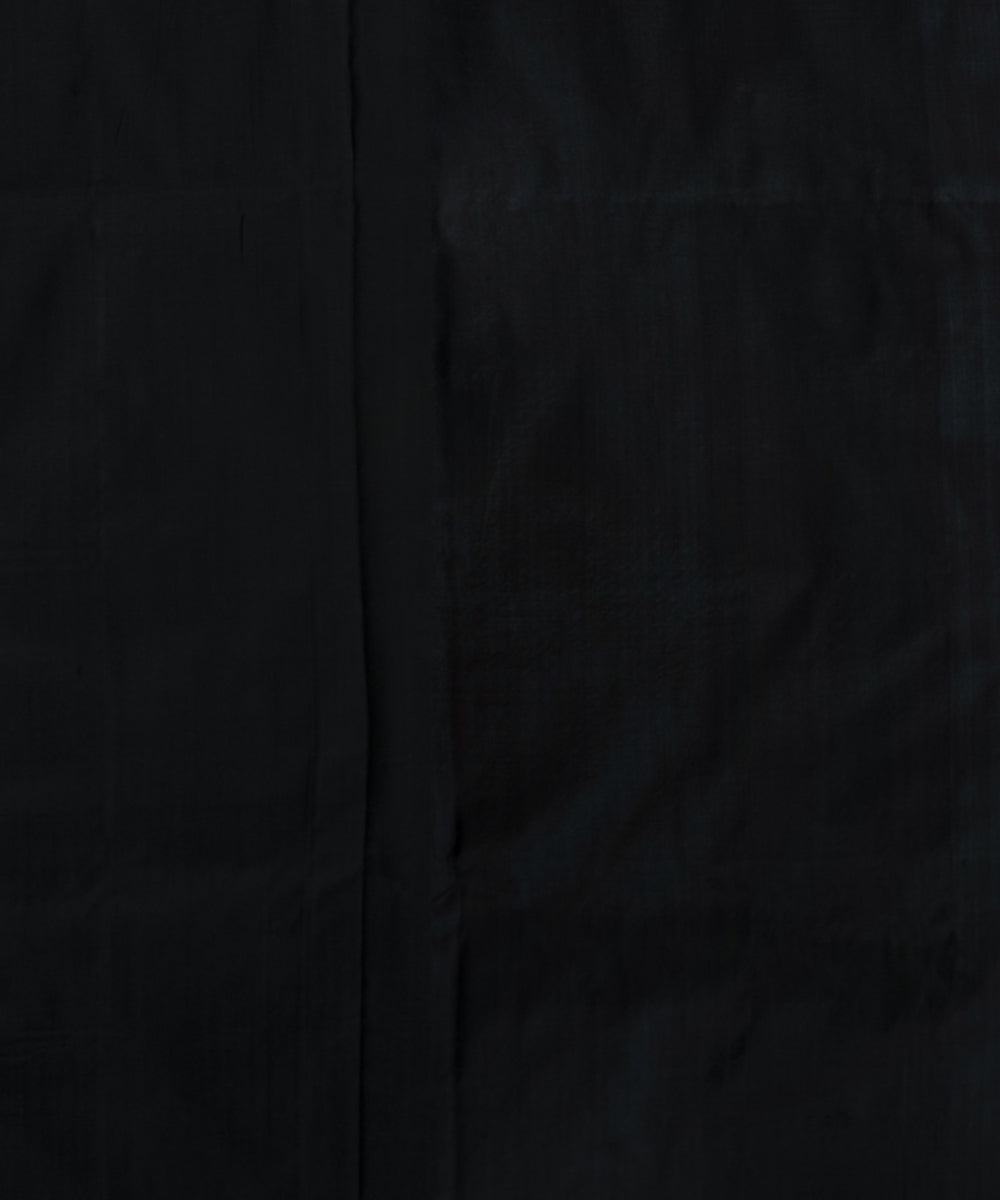 Black silk handwoven khandua saree