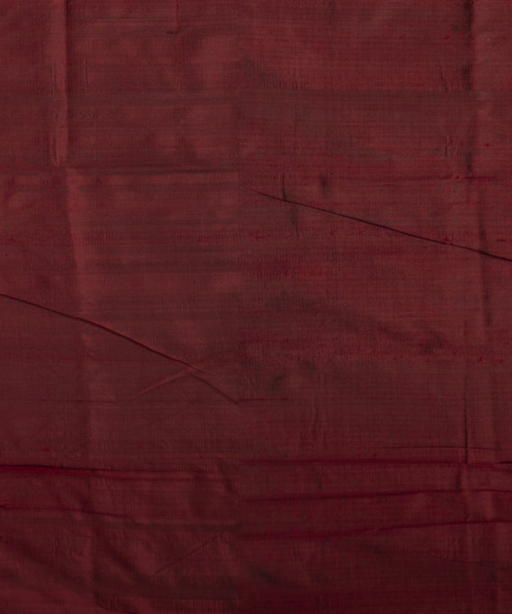 Black claret silk handloom khandua saree