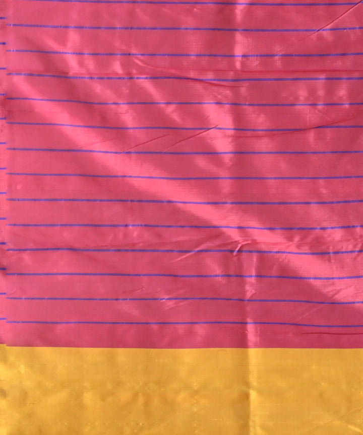 Purple handloom silk khandua saree