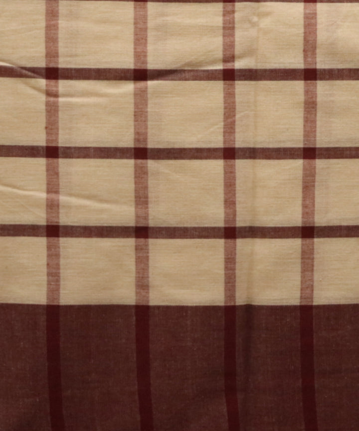 Beige coffee cotton handloom sonepur saree
