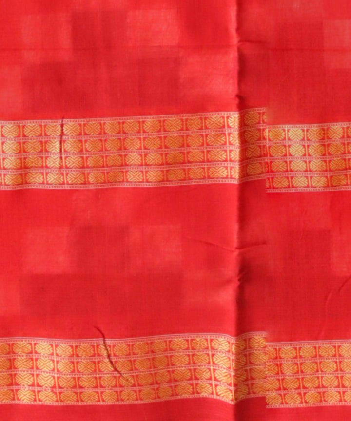 Navy blue multi colour cotton handloom sambalpuri saree