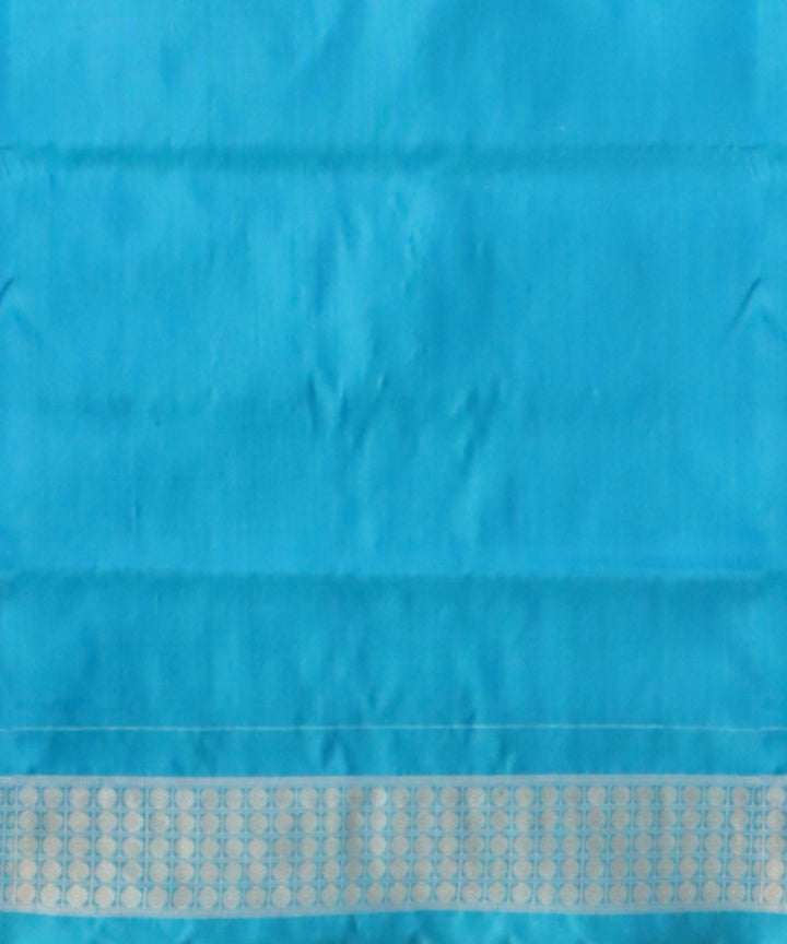 Red Brilliant Azure Silk Handloom Sambalpuri Saree