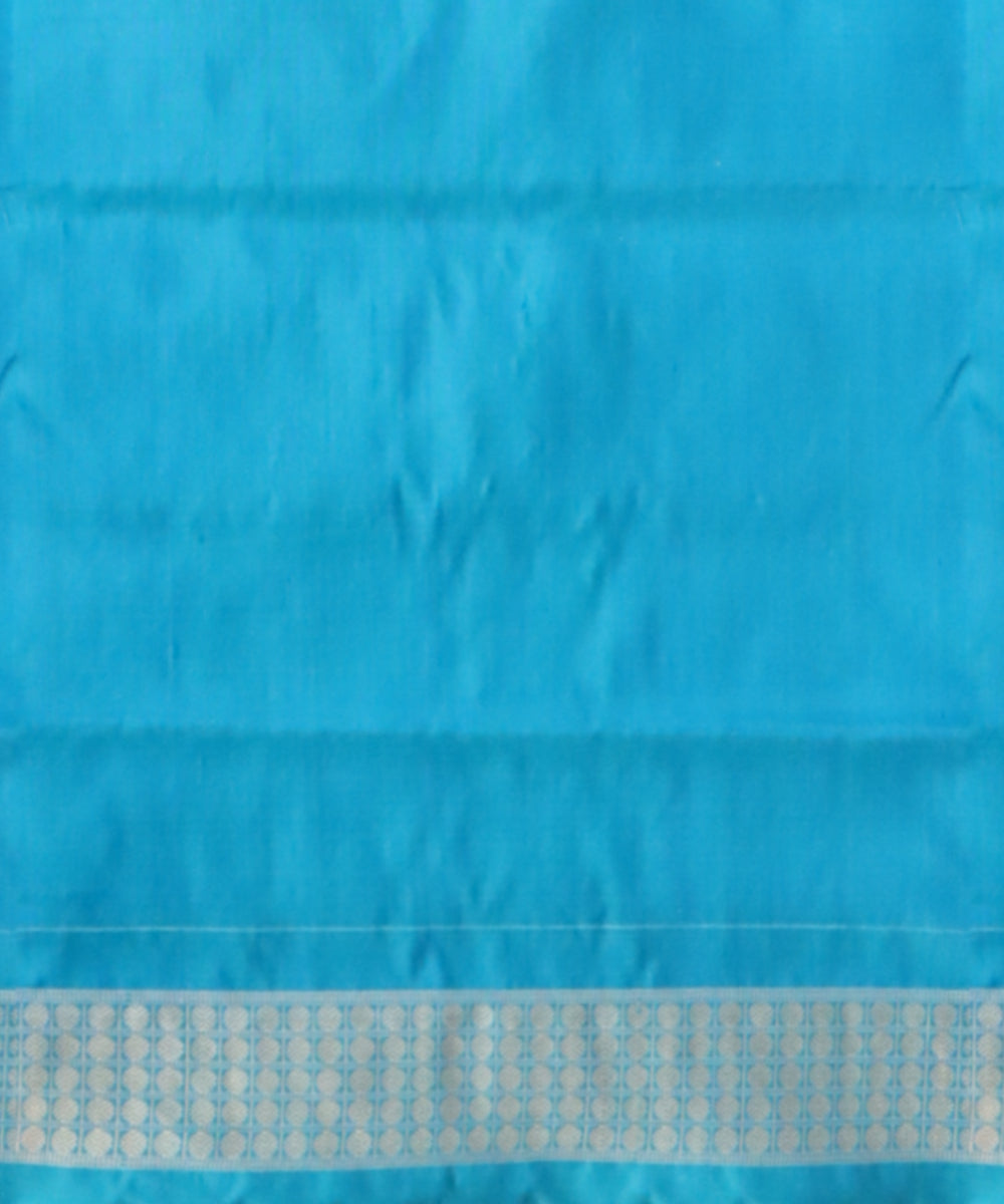 Red brilliant azure silk handloom sambalpuri saree