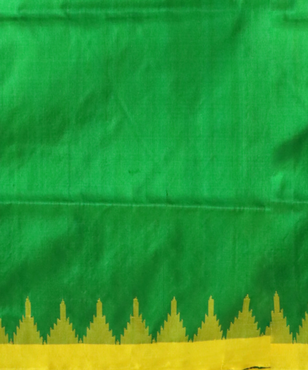 Yellow Multi Colour Silk Handloom Sambalpuri Saree 2