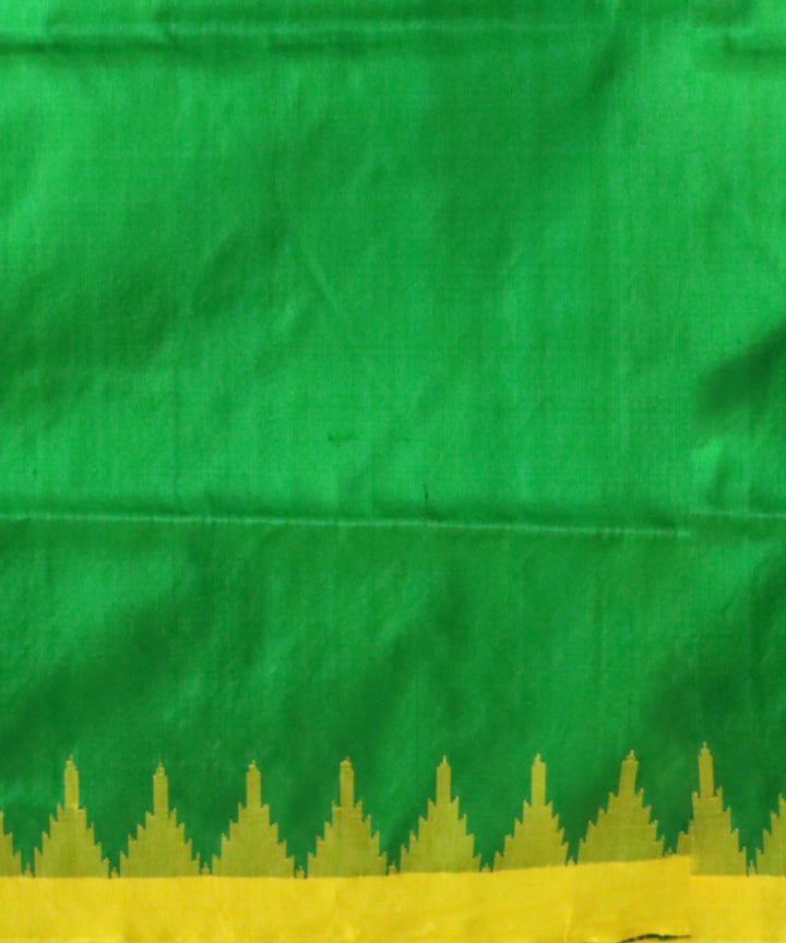 Yellow Multi Colour Silk Handloom Sambalpuri Saree 2