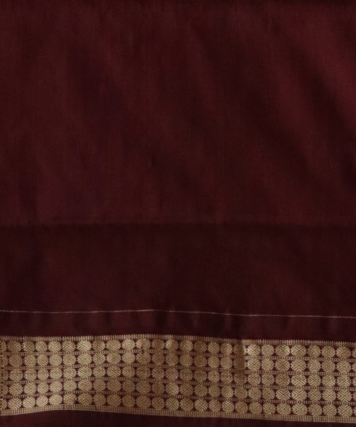 Red dark scarlet silk handloom sambalpuri saree