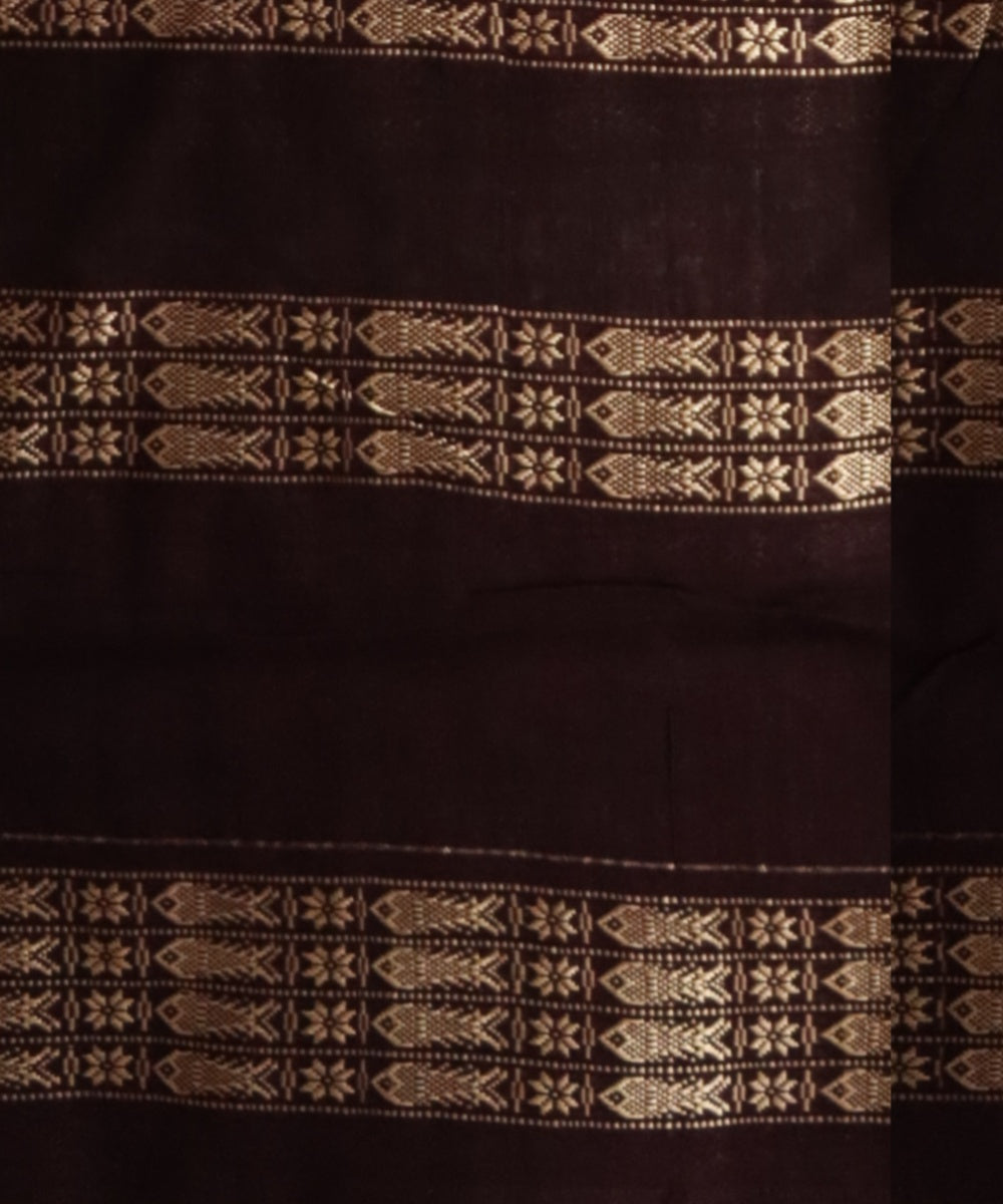 Pink multi colour cotton handloom sambalpuri saree