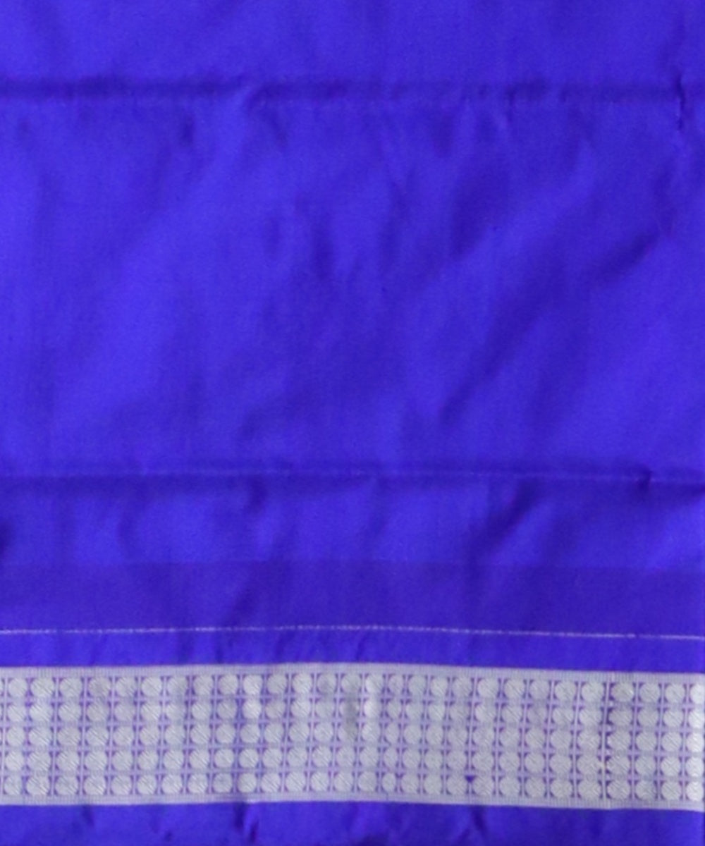 Multicolor duke blue silk handloom sambalpuri saree