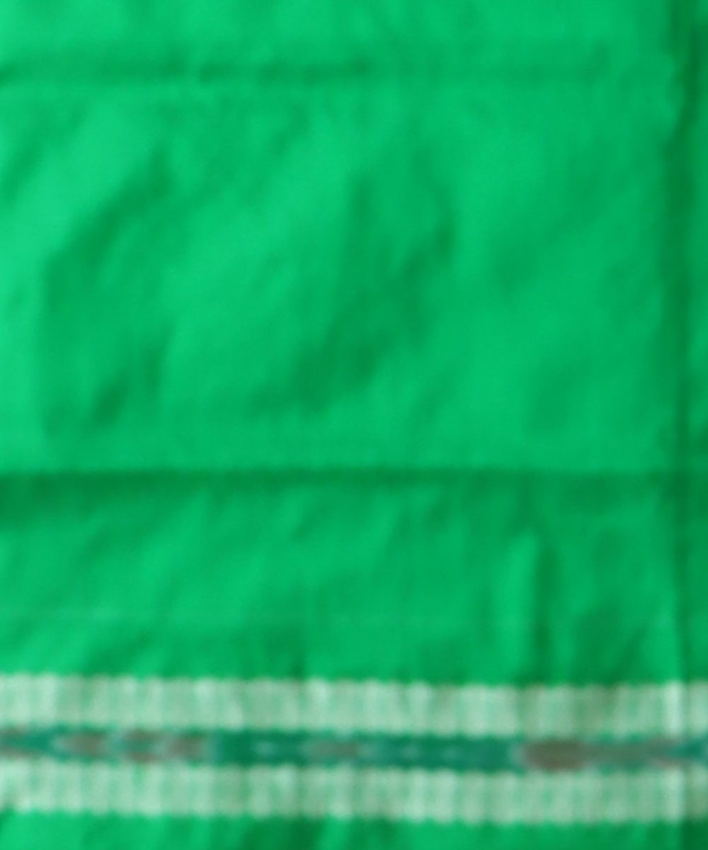 Lavender dark pastel green silk handloom sambalpuri saree