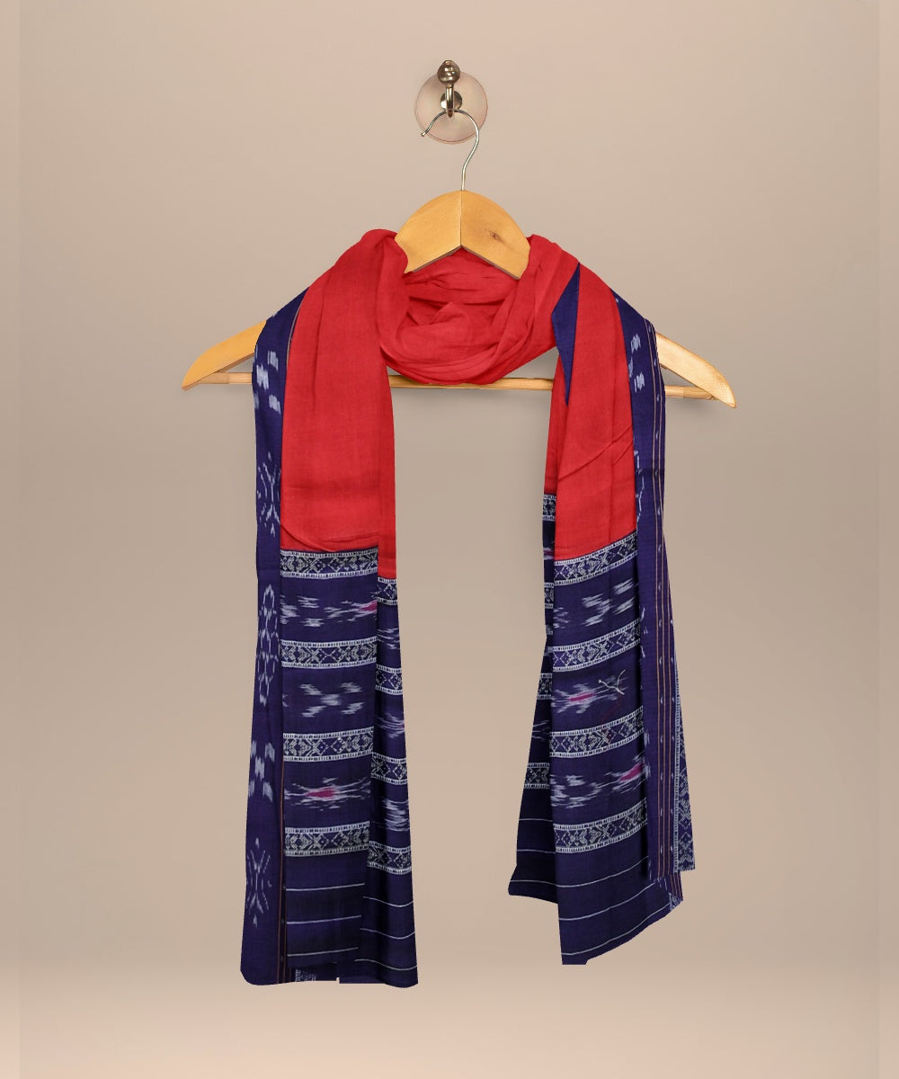 Purple dark red handloom nuapatna cotton dress material
