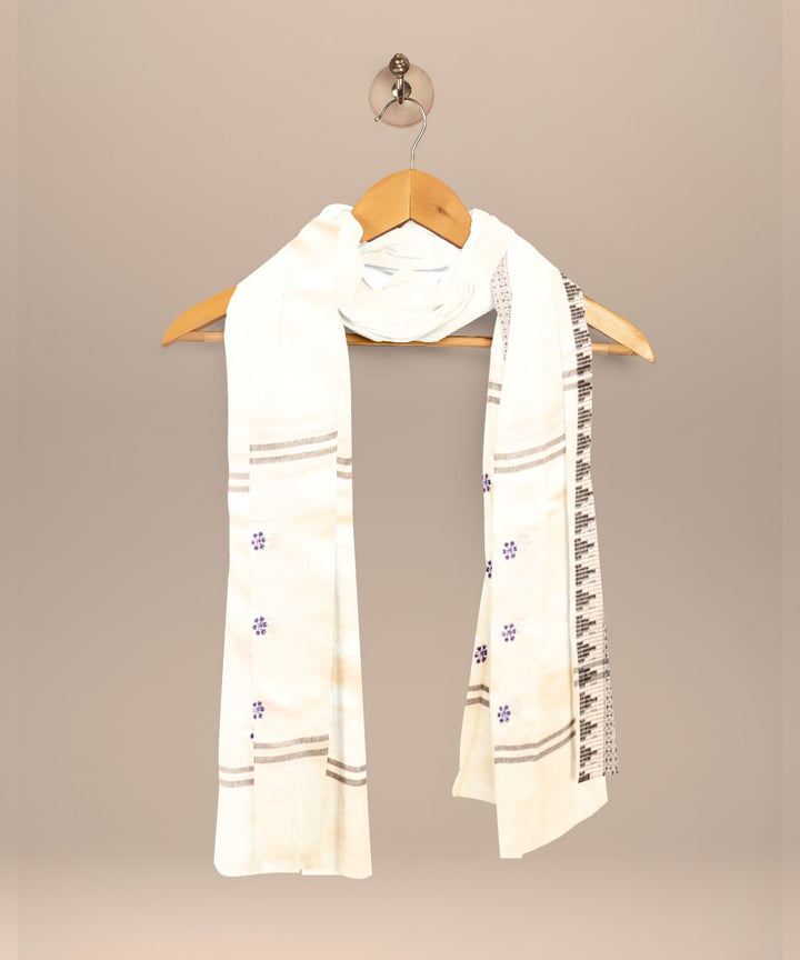 Black white handloom cotton nuapatna dress material