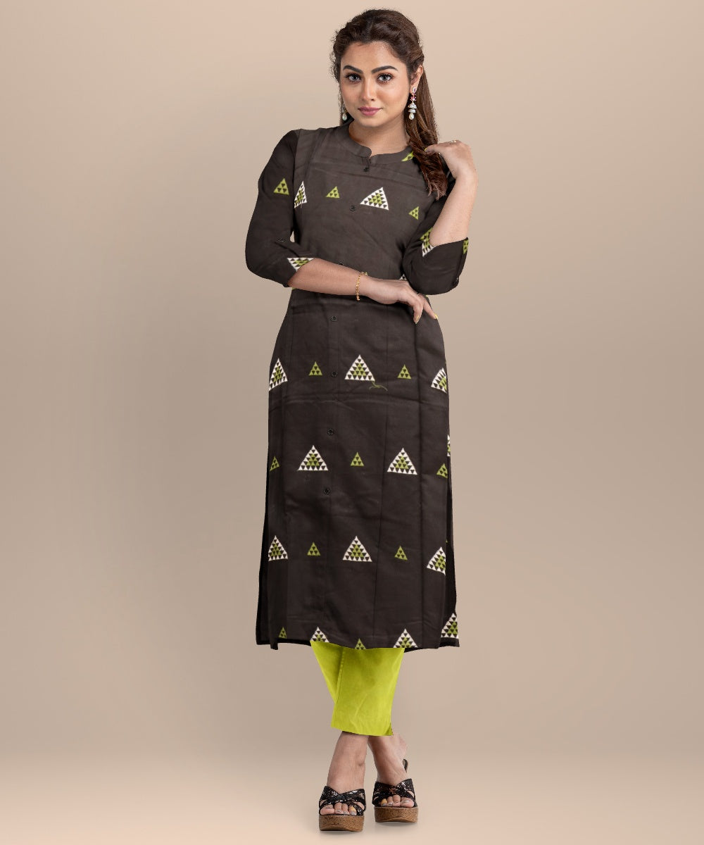 Amaranth purple deep moss green handloom cotton nuapatna dress material