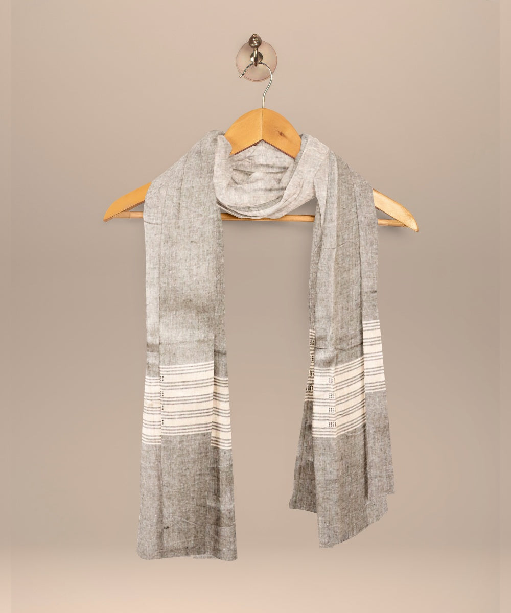 Black gray handloom cotton nuapatna dress material