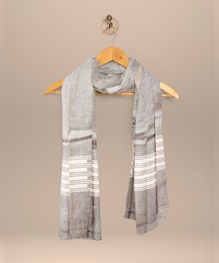 Black gray handloom cotton sonepur dress material