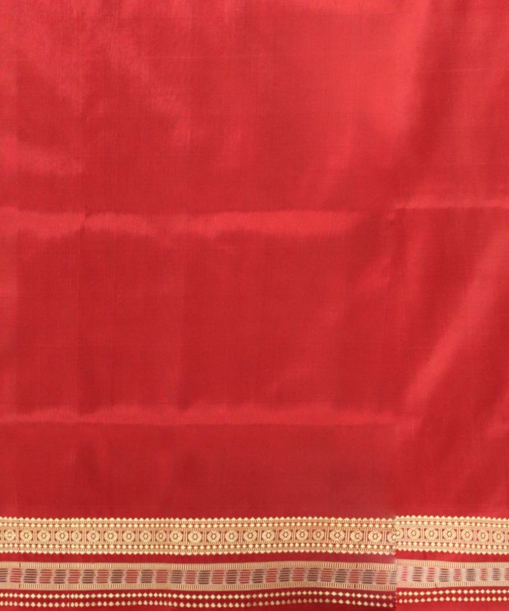 Navy blue maroon silk handloom sambalpuri saree