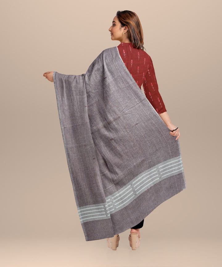 Maroon burnt sienna handloom cotton nuapatna dress material