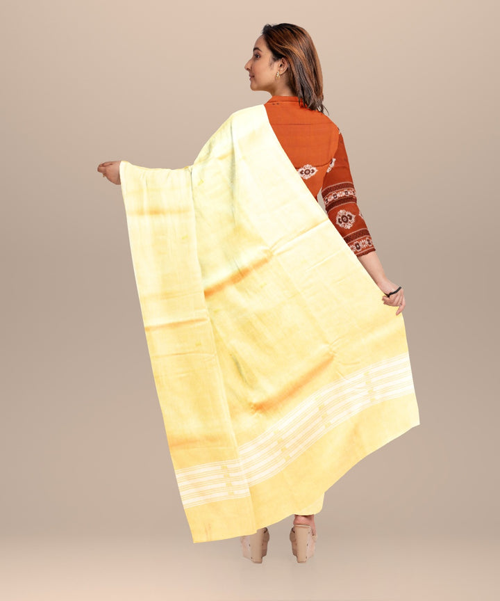 Brown deep champagne handloom cotton sonepur dress material
