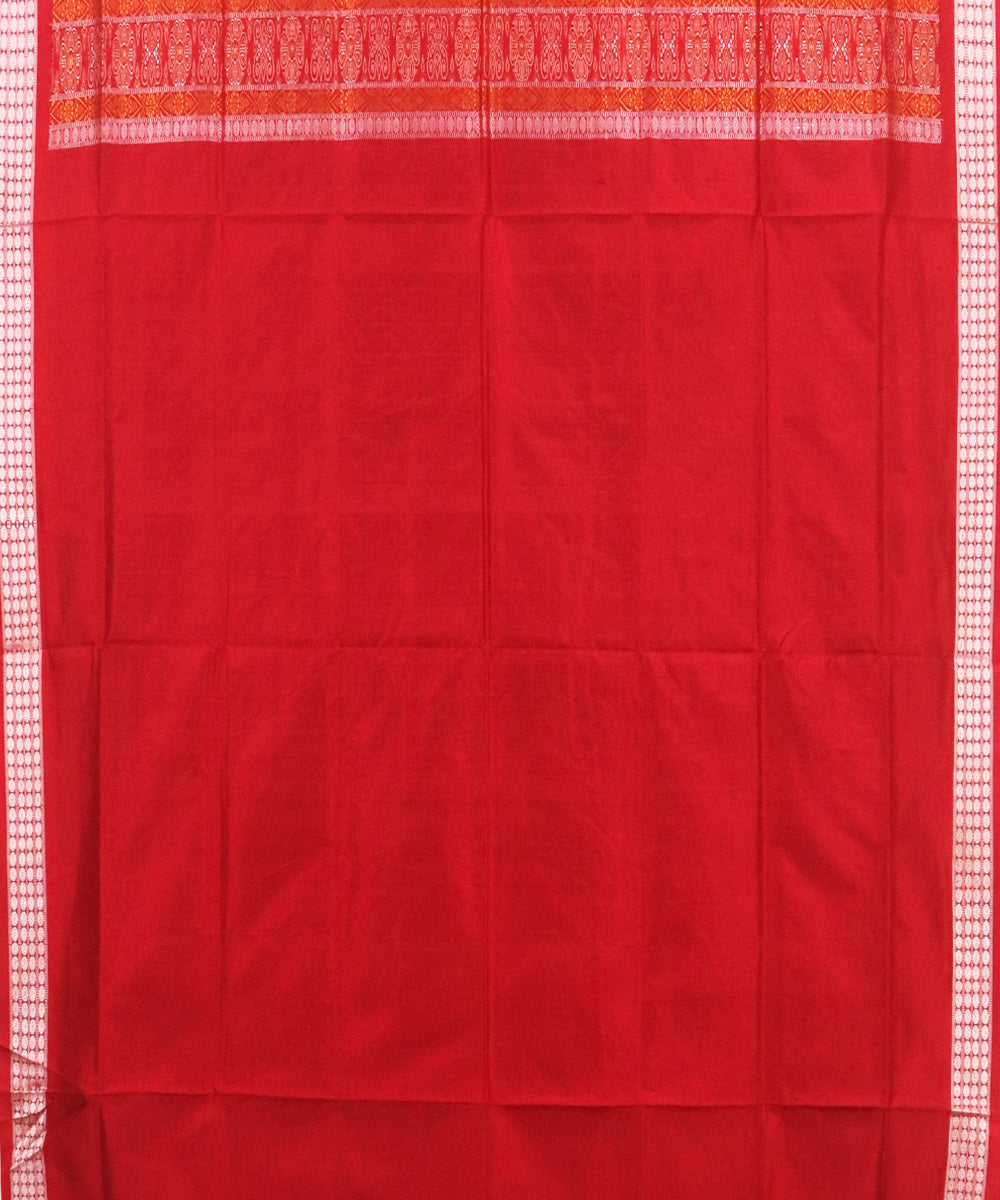 Black rudrakshya border Silk Handwoven Bomkai Saree
