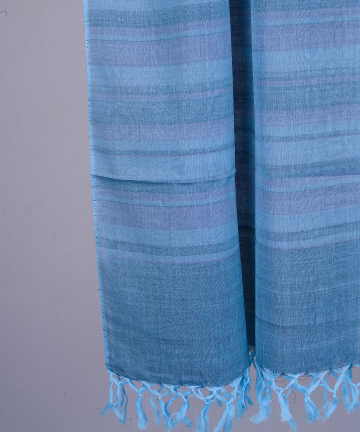 Multicolor handwoven cotton stole